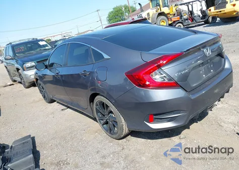 2020 Honda Civic Sport из США, поврежденный, VIN 2HGFC2F8XLH576190
